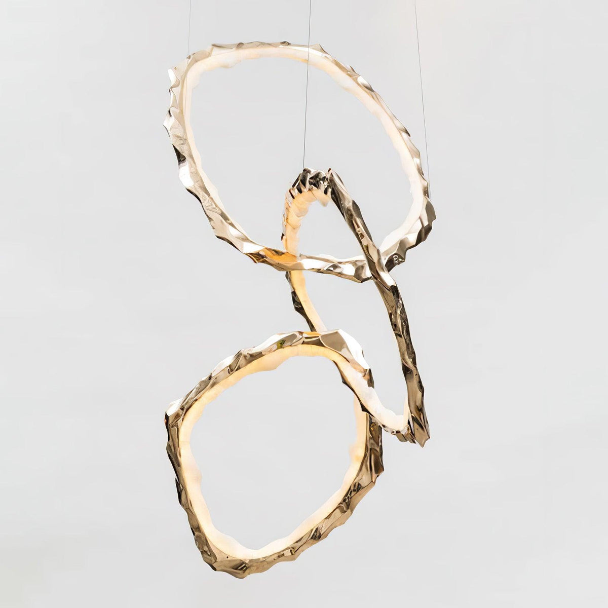 Aballs Lustre Cloud Rings Series en Laiton