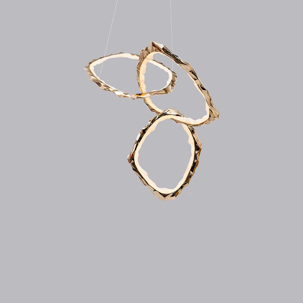 Aballs Lustre Cloud Rings Series en Laiton