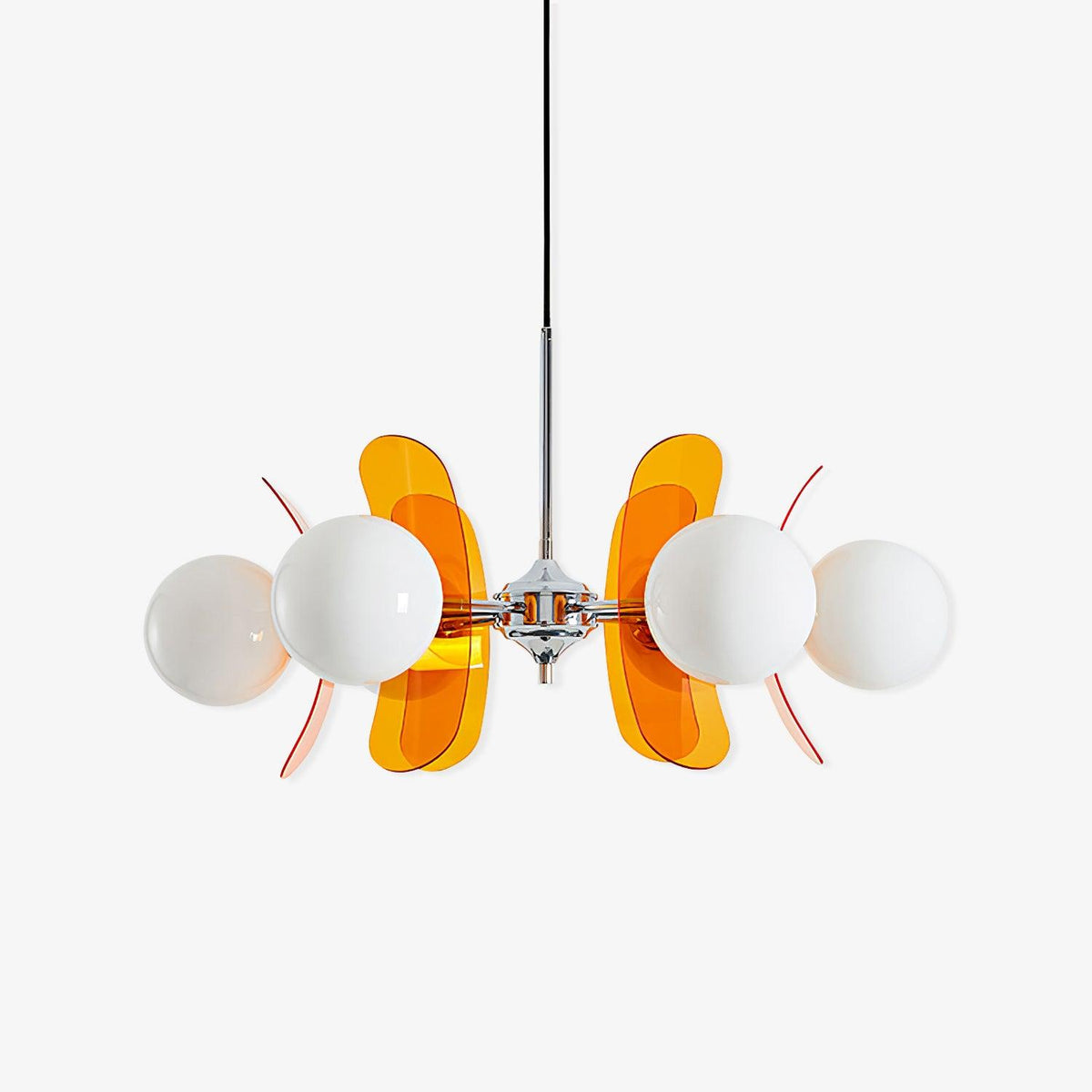 Veven Lustre en Verre Moderne Chrome Élégant-Cielum