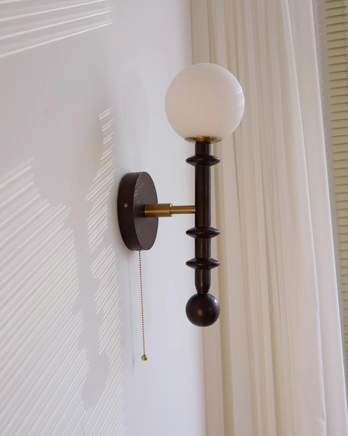 Velno Globe Wall Lamp-Neutral Decor