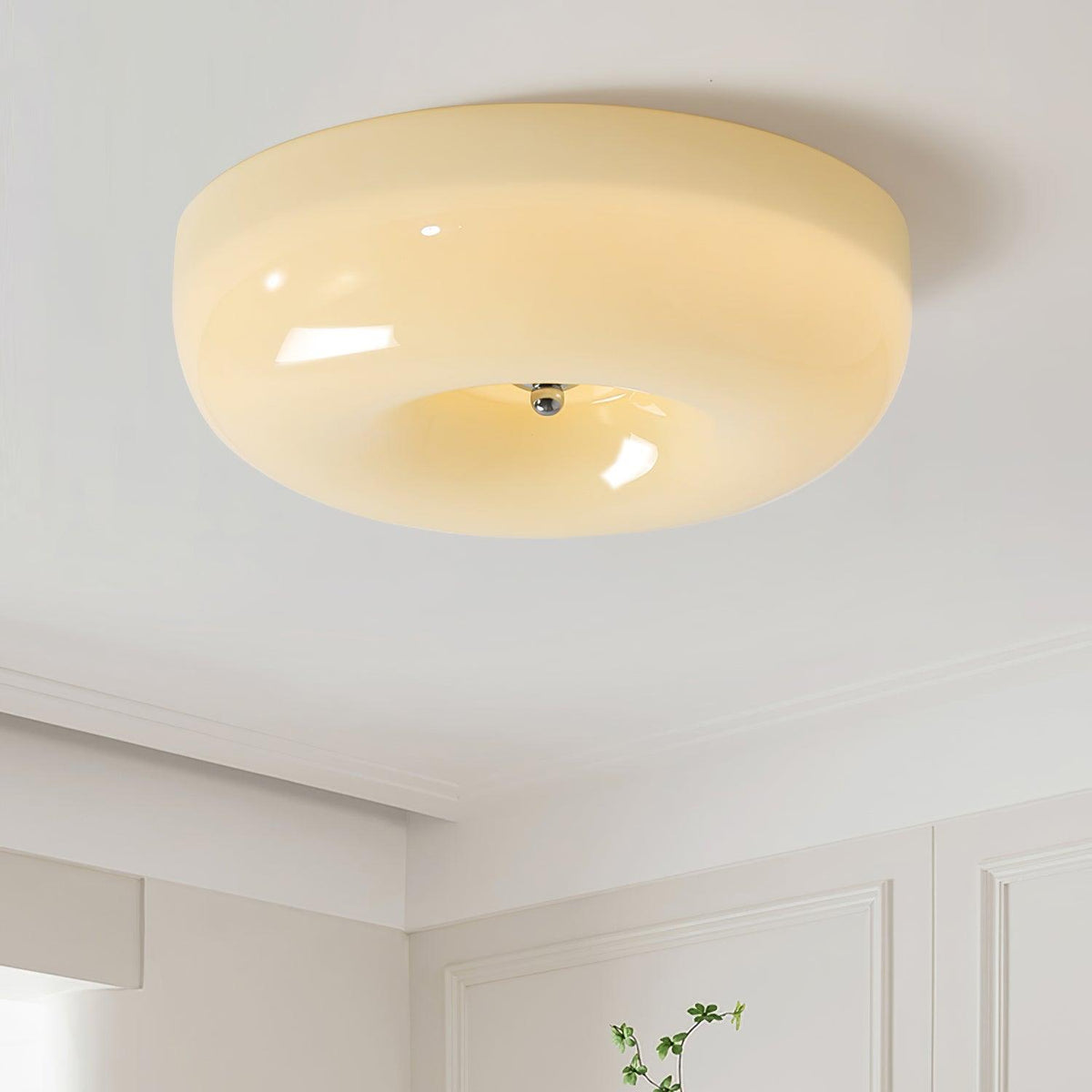 Amin Plafonnier Moderne en Verre Tourbillonnant-Cielum