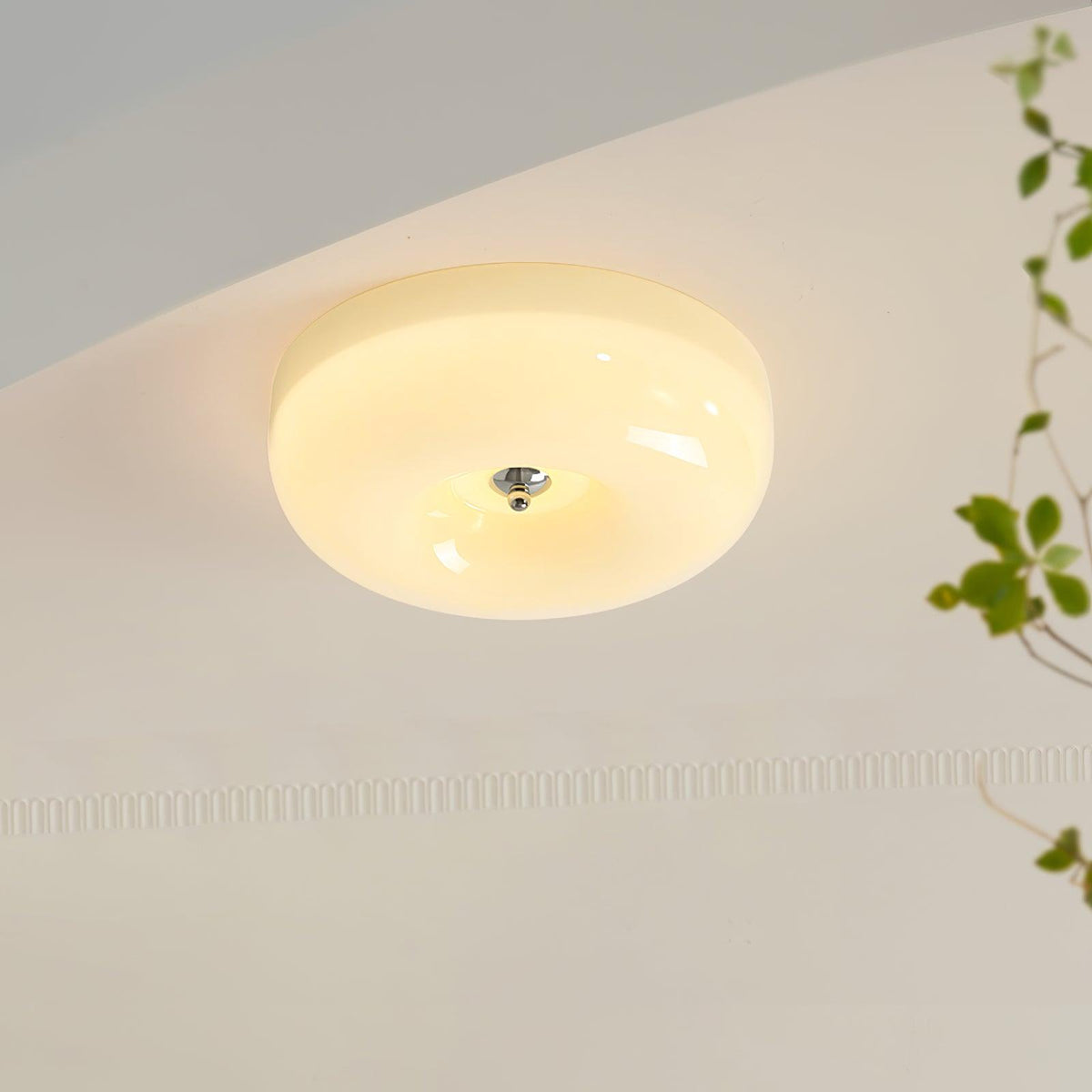 Amin Plafonnier Moderne en Verre Tourbillonnant-Cielum