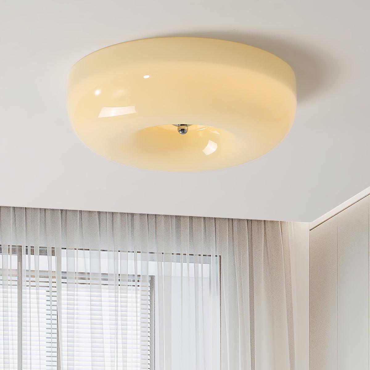 Amin Plafonnier Moderne en Verre Tourbillonnant-Cielum