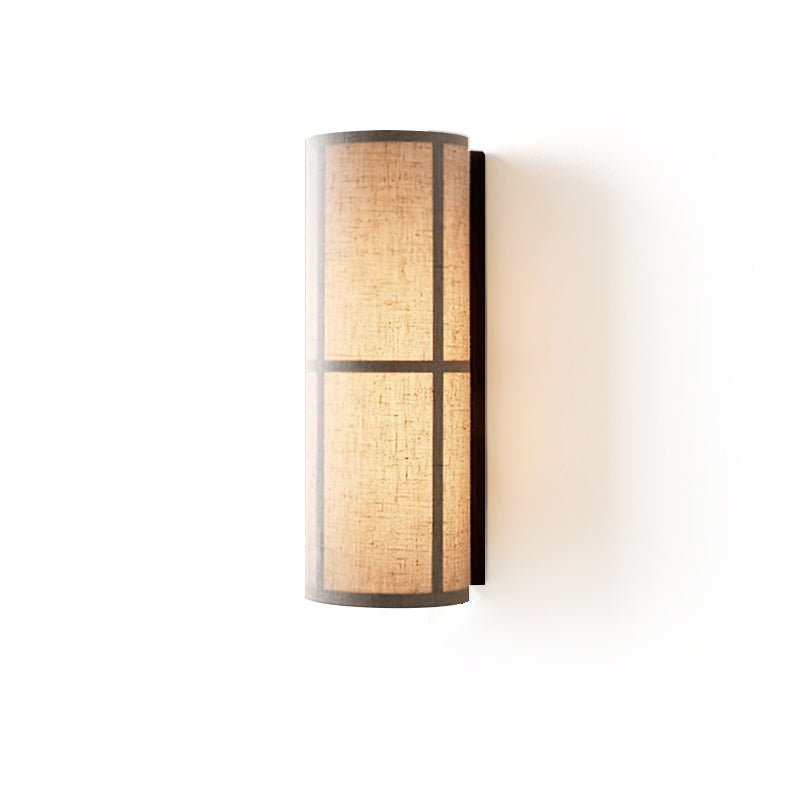 Veloz Wall Lamp Cylinder Fabric Soft Glow-Cielum