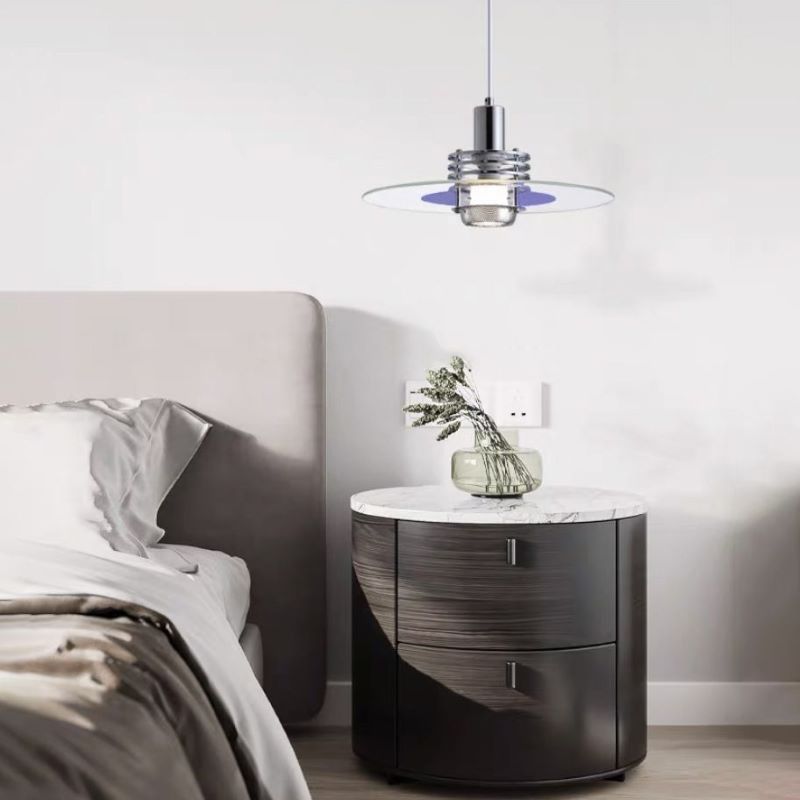 Valentina Minimalisme LED Suspension Métal/Verre/Acrylique Chambre À Coucher/Salon