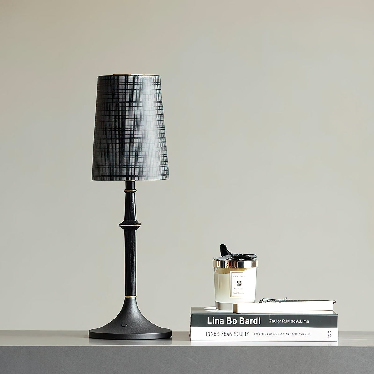 Karma Lampe de Table en Fer Elvior (Batterie Intégrée)