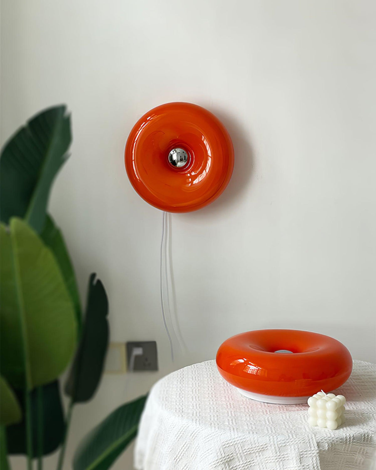 Kostelor Applique murale rétro orange-Cielum
