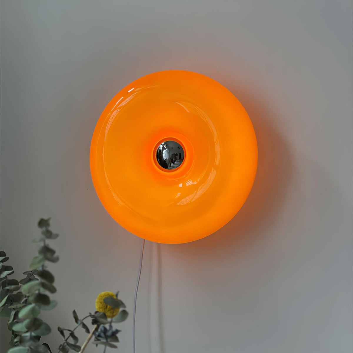 Kostelor Applique murale rétro orange-Cielum