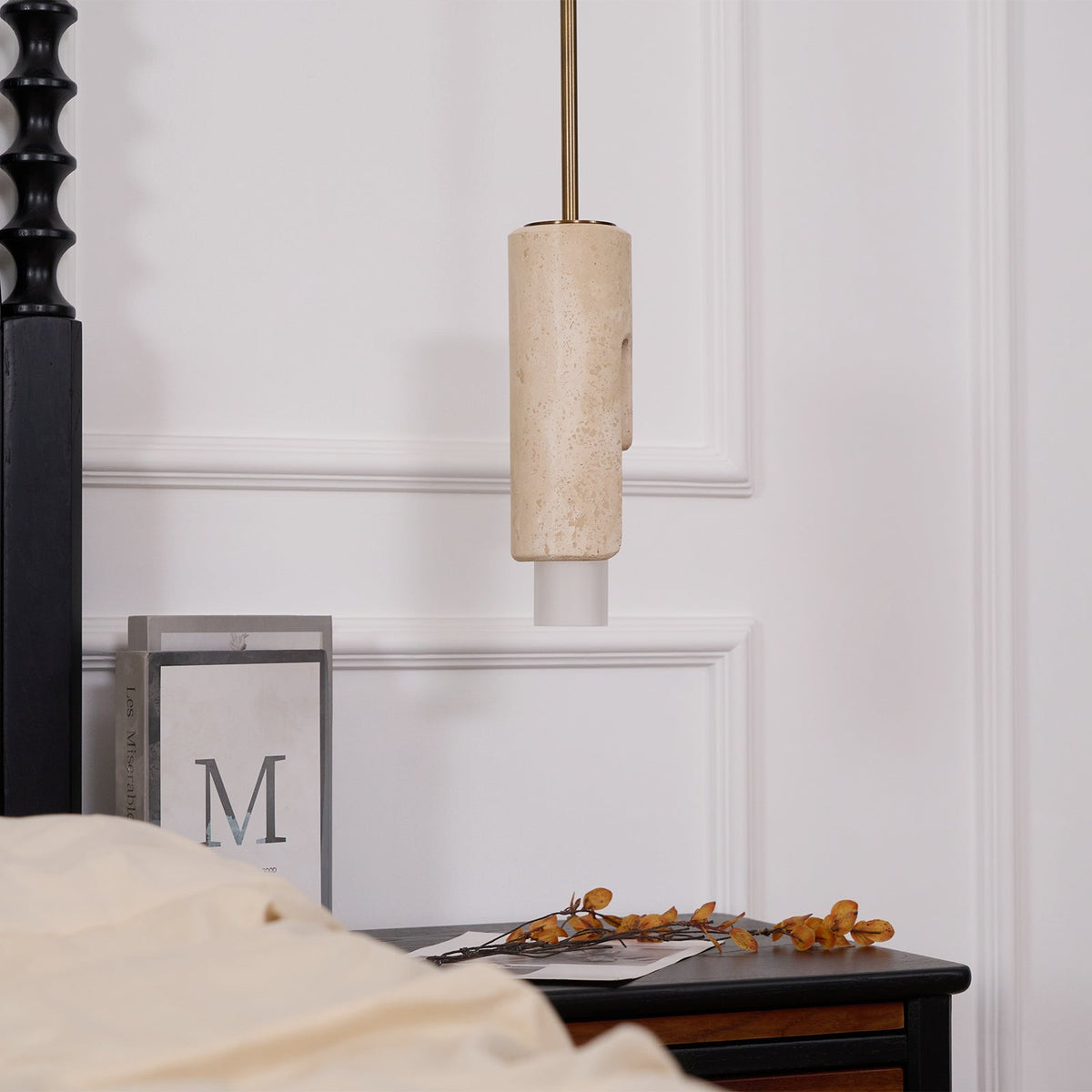 Elvarox Suspension Marbre Verre Moderne Salon-Cielum