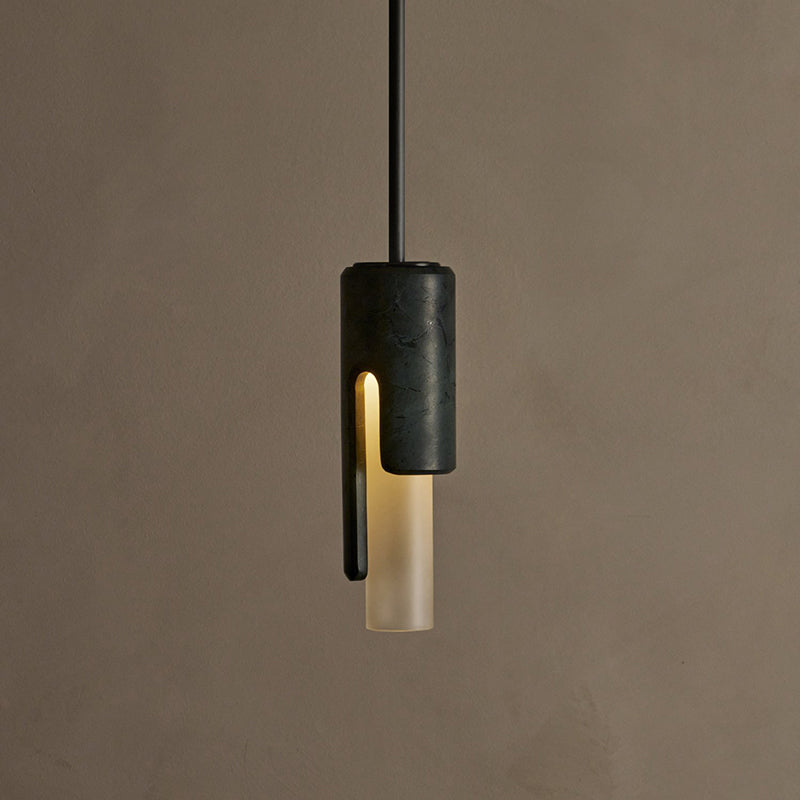 Elvarox Suspension Marbre Verre Moderne Salon-Cielum