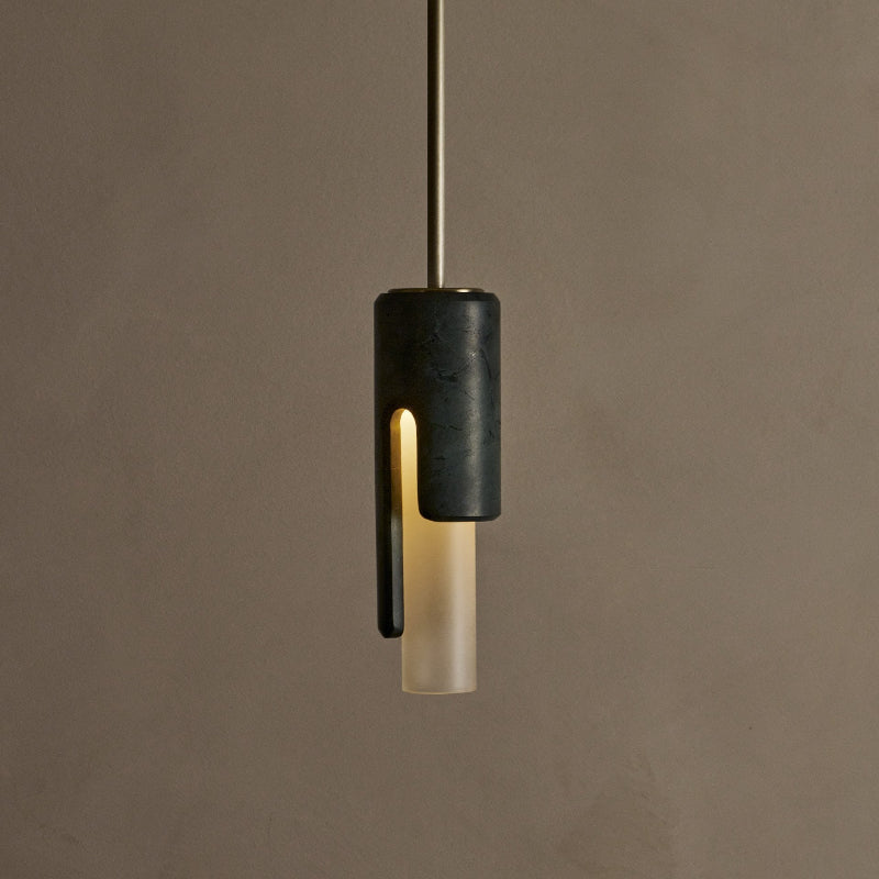 Elvarox Suspension Marbre Verre Moderne Salon-Cielum