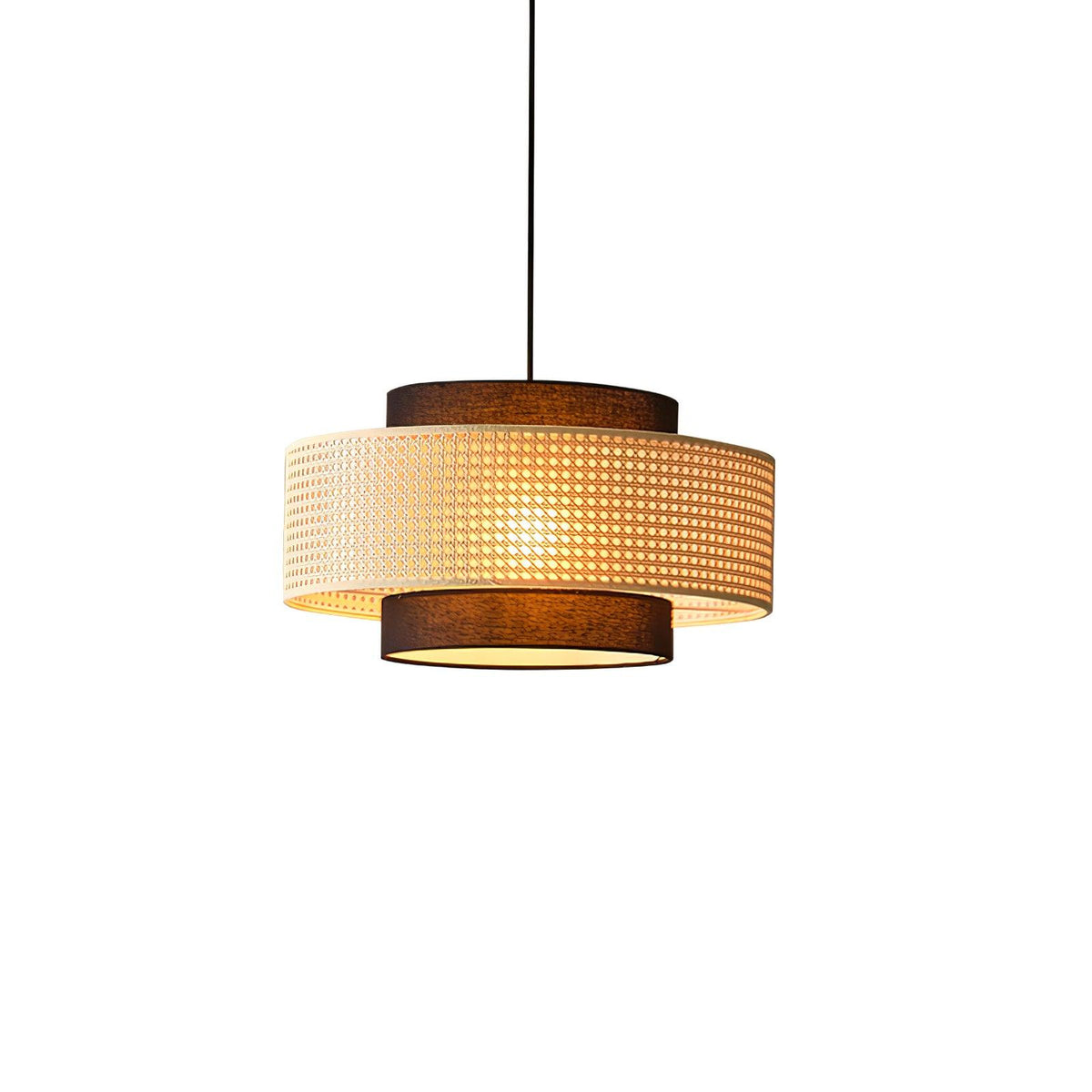 Nively Suspension Rattan Tissu-Cielum