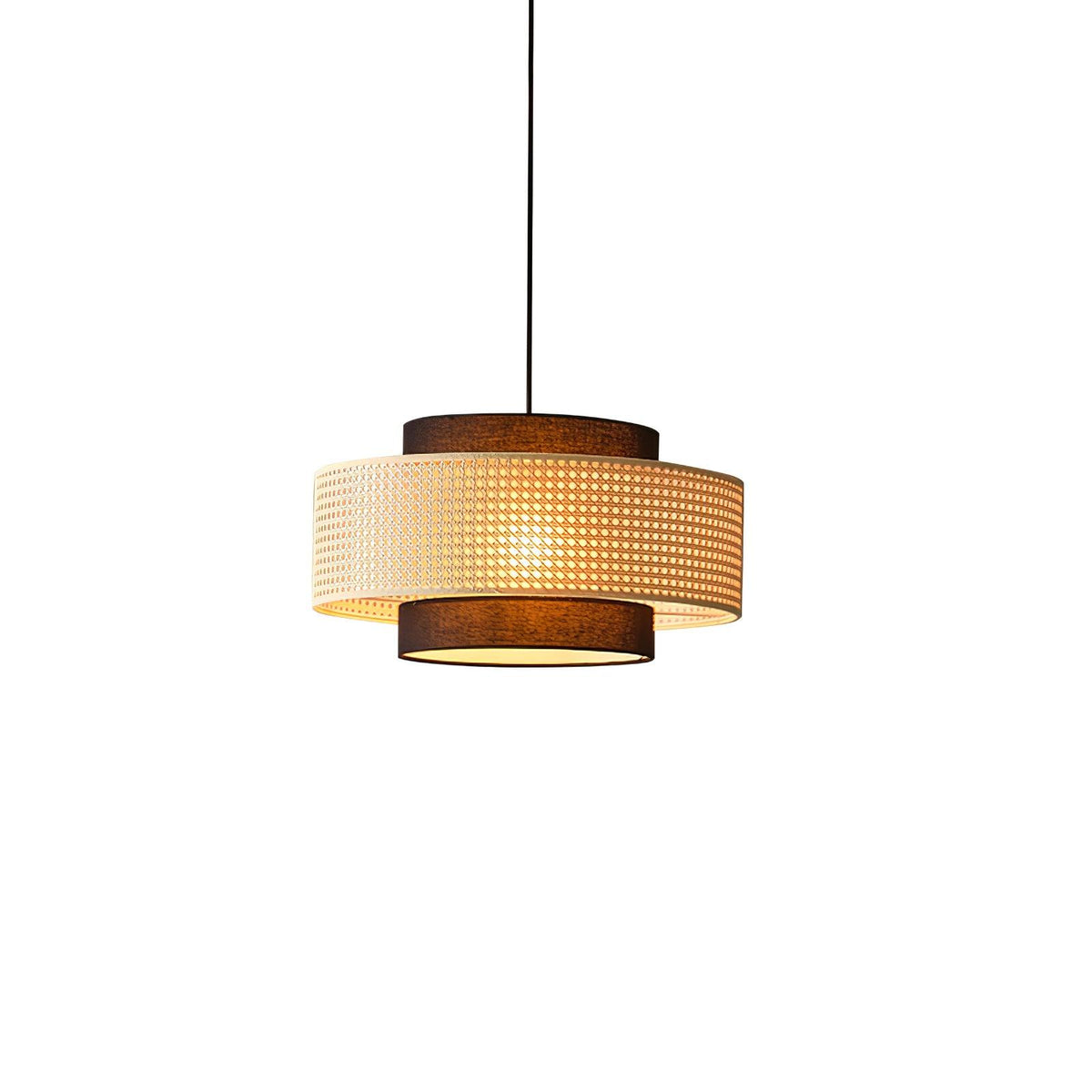 Nively Suspension Rattan Tissu-Cielum