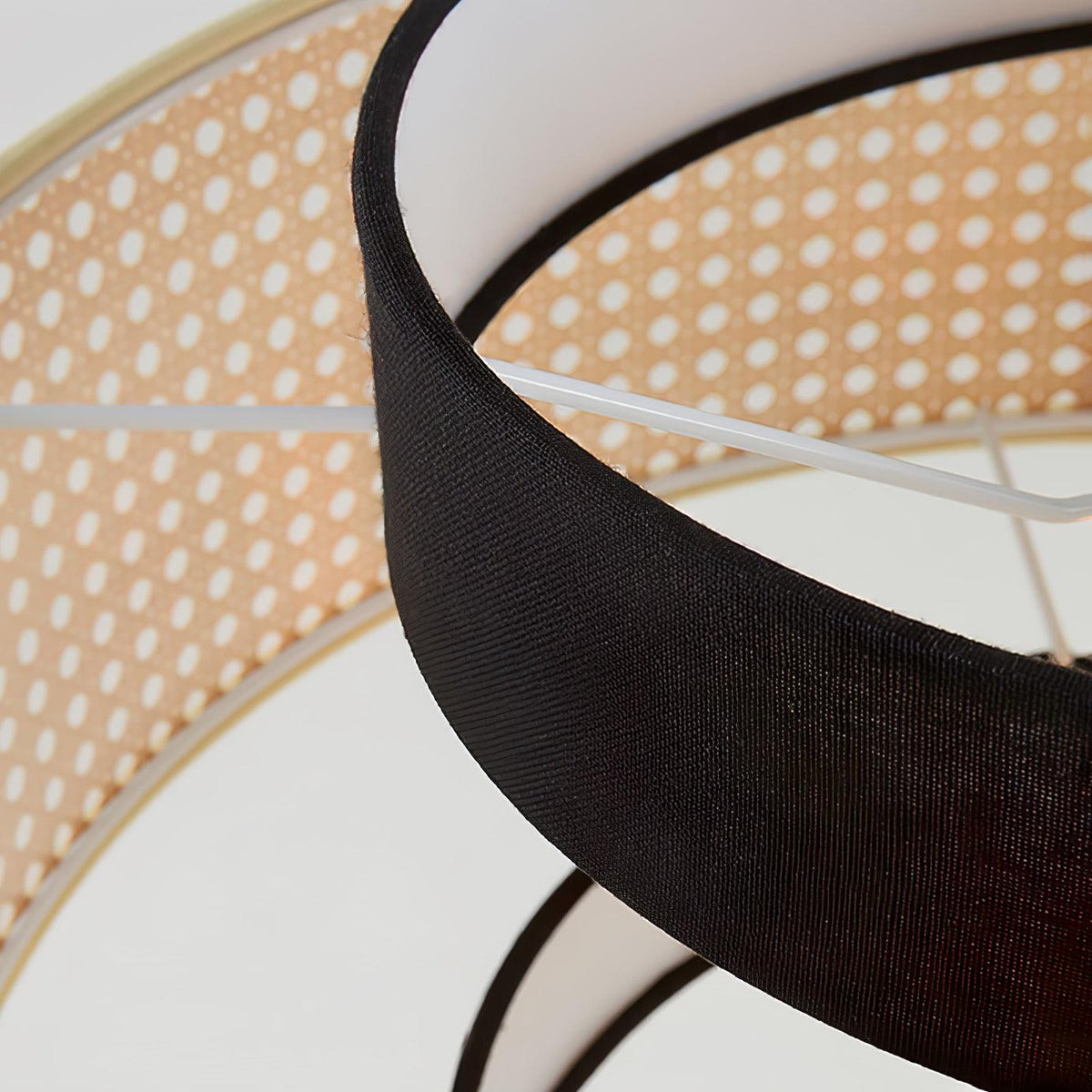 Nively Suspension Rattan Tissu-Cielum