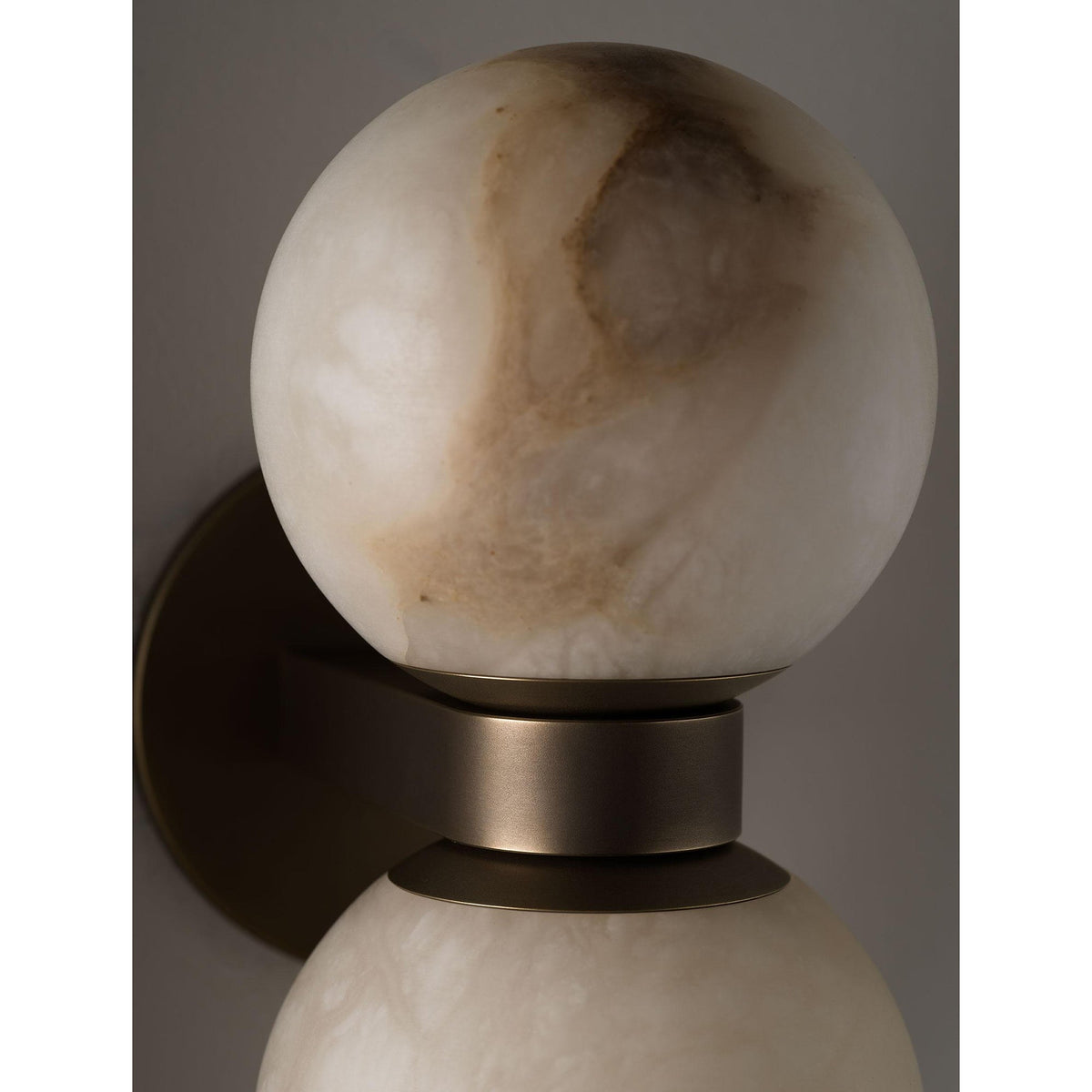 Aurivar Applique Murale Globe Albâtre Moderne-Cielum