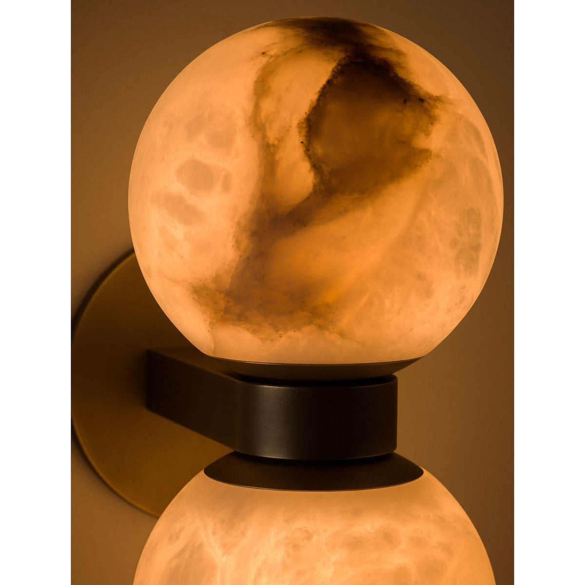 Aurivar Applique Murale Globe Albâtre Moderne-Cielum