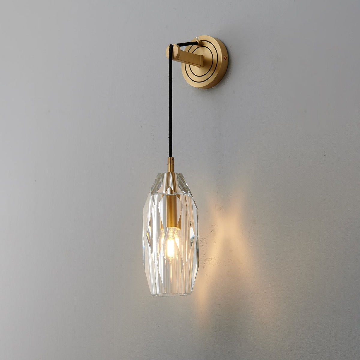 Evo Applique Murale en Cristal Série Moderne-Cielum