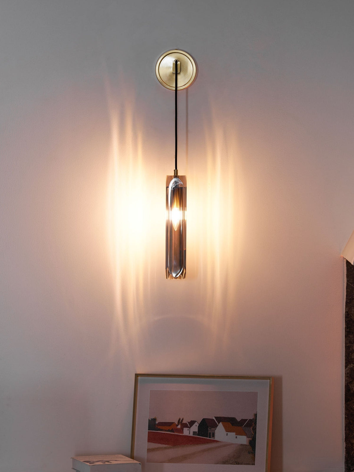 Evo Applique Murale en Cristal Série Moderne-Cielum