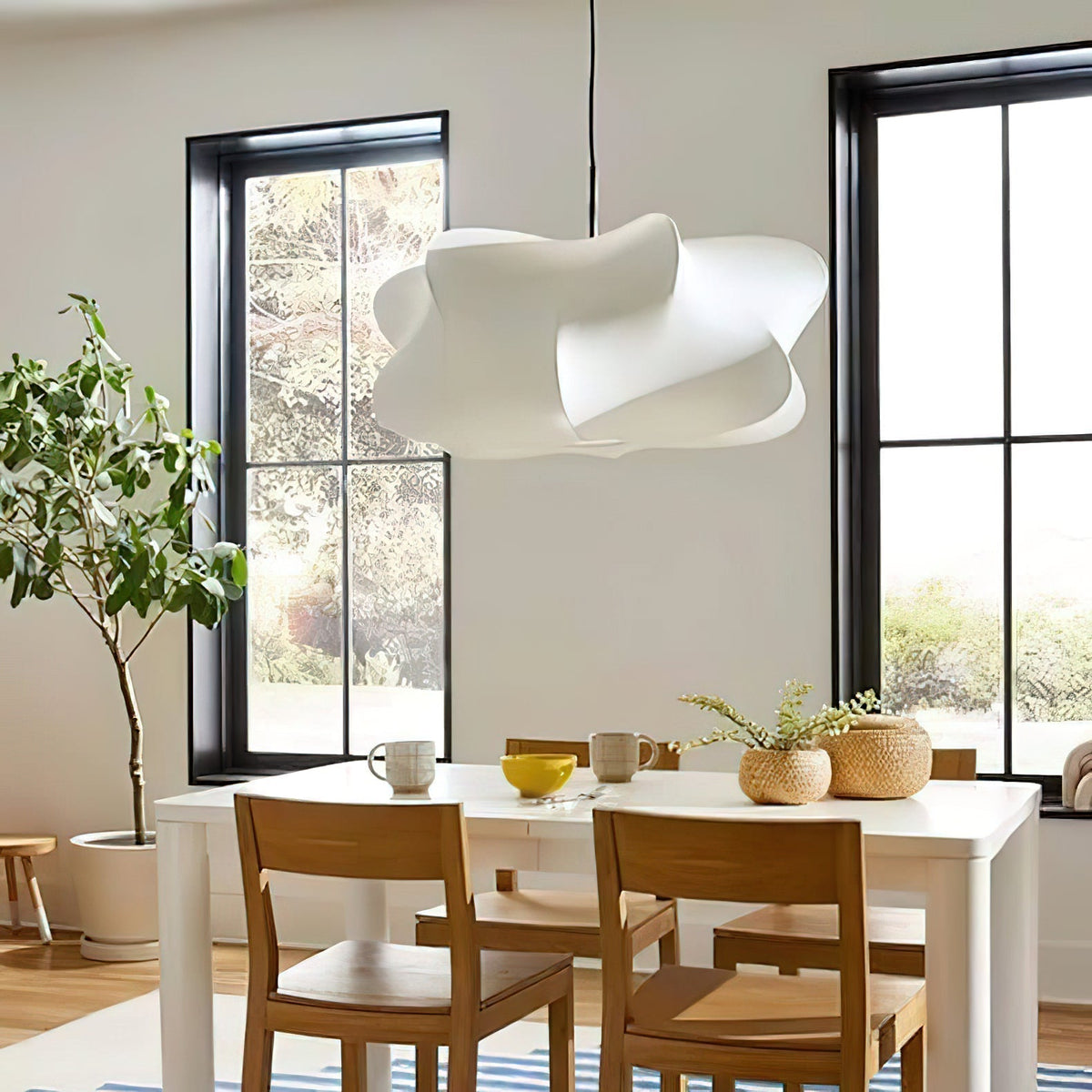 Bibi Cloudy Suspension Soie Décorative Moderne