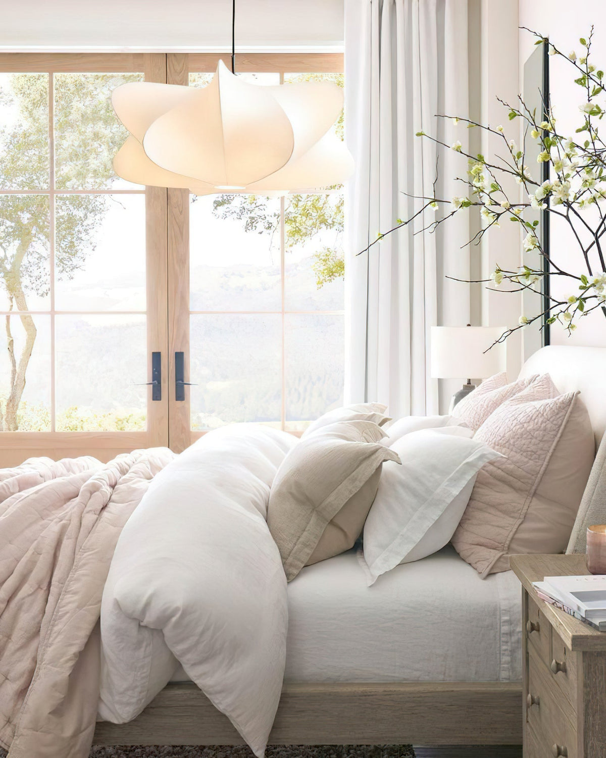 Bibi Cloudy Suspension Soie Décorative Moderne