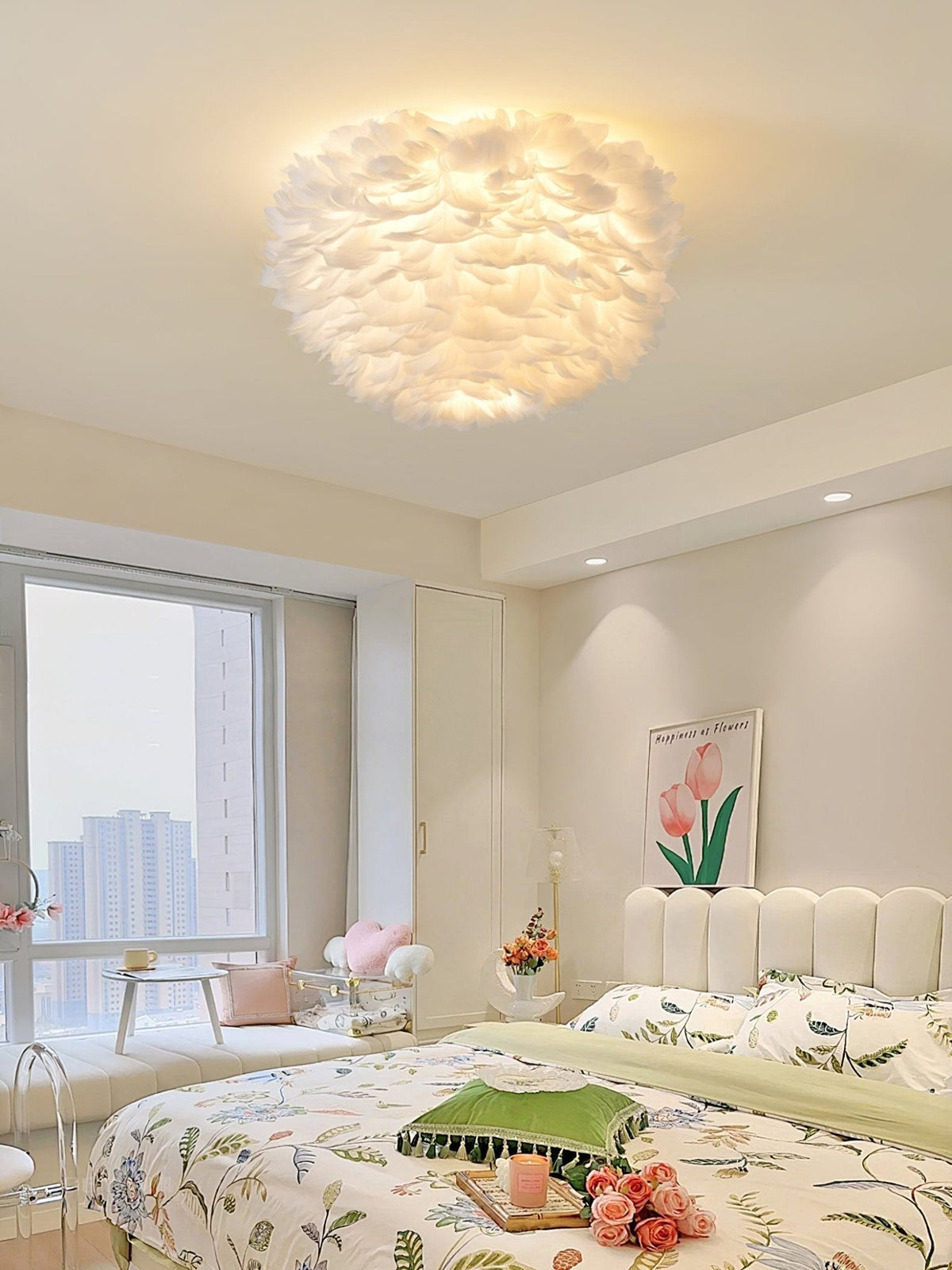 Lively Plafonnier Art Nordic Premium Plumes-Cielum
