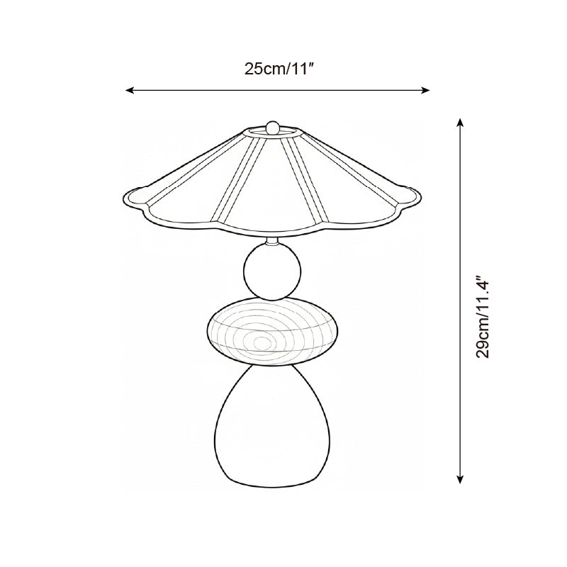 Lumoette Lampe de Table avec Interrupteur