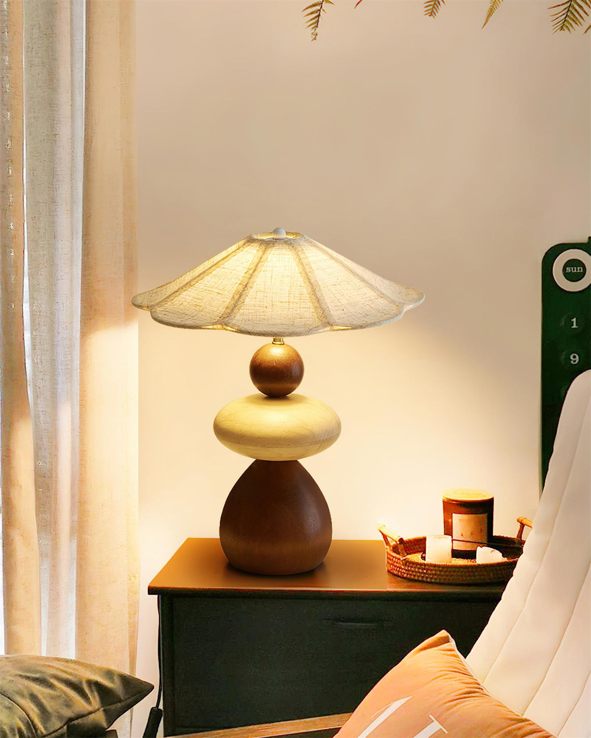 Lumoette Lampe de Table avec Interrupteur