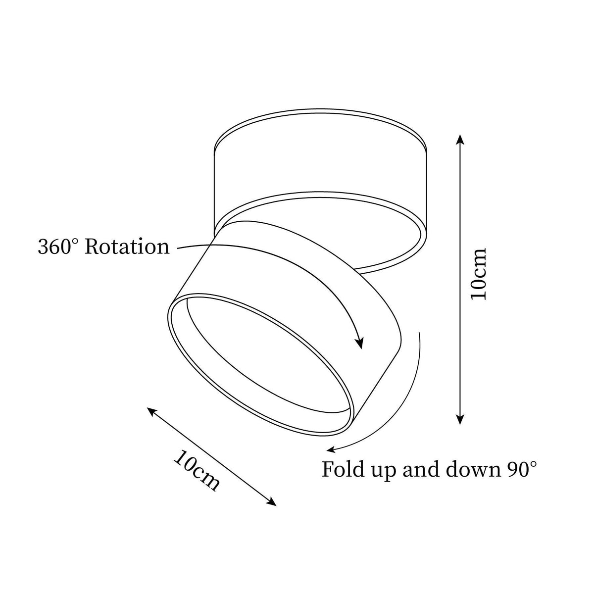 Xavo Surface Recessed Light Spot-Neutral Decor
