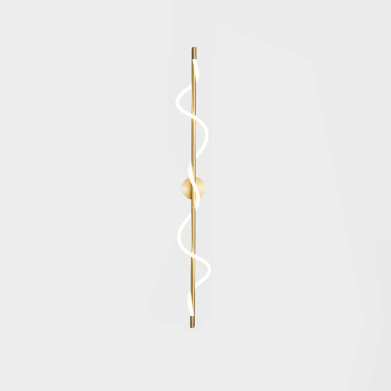 Laxi Applique murale sculpturale en laiton et silicone-Cielum