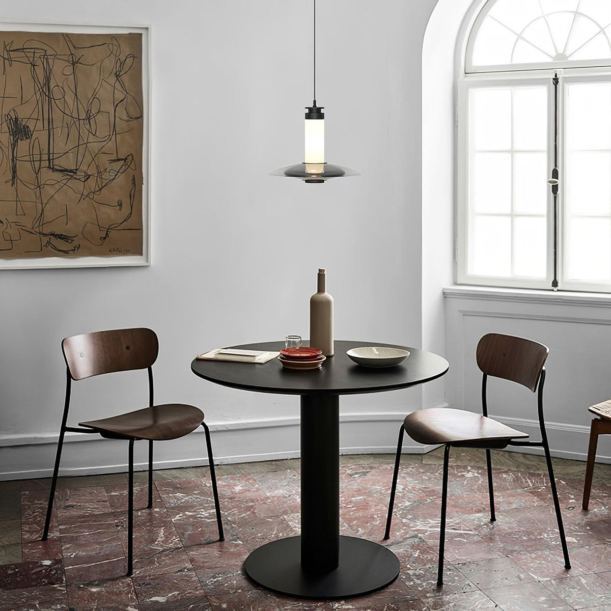 Borian Suspension Verre Futuriste