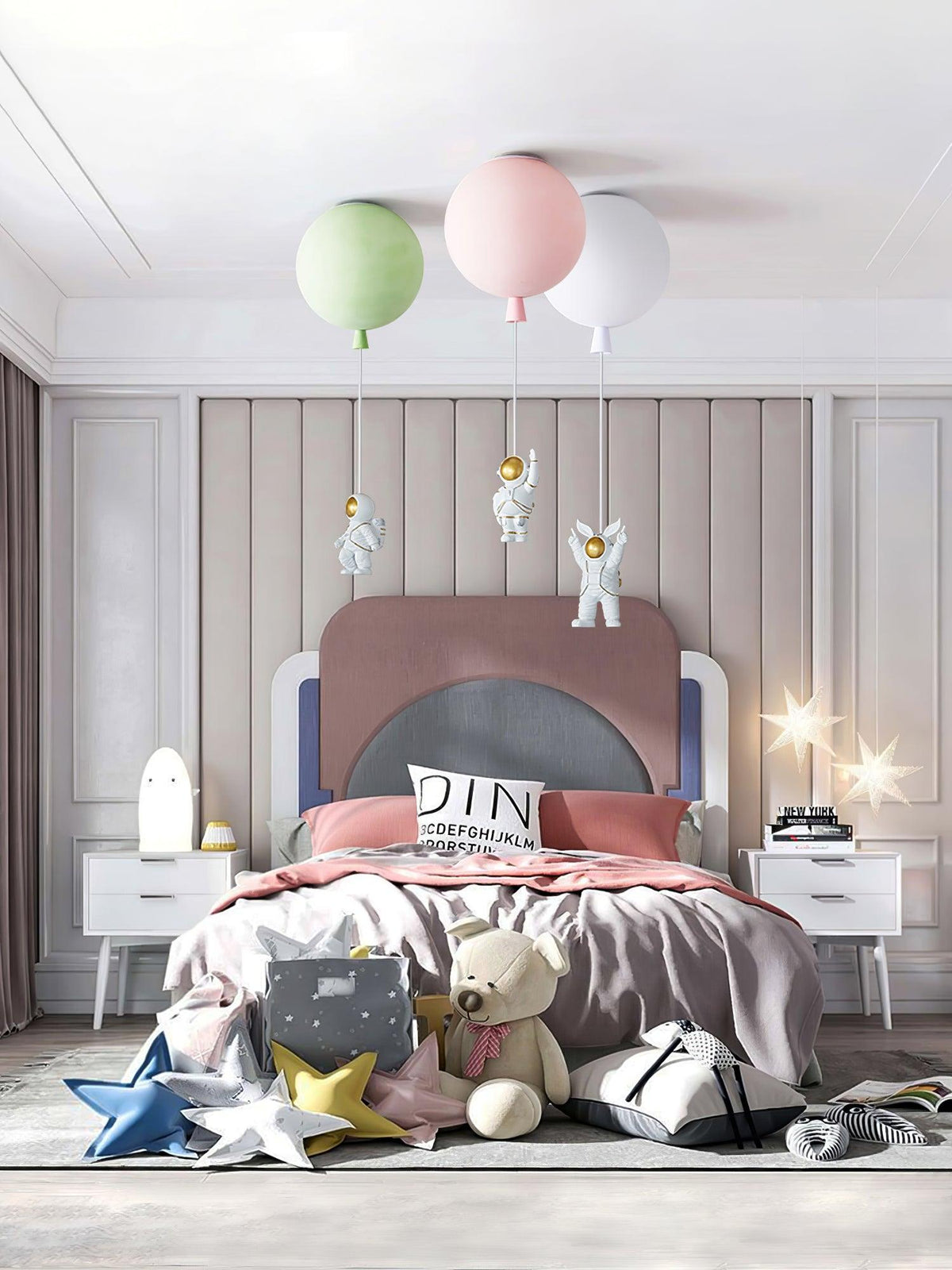 Vori Lampe Plafonnier Acrylique Ballon Astronaute-Cielum