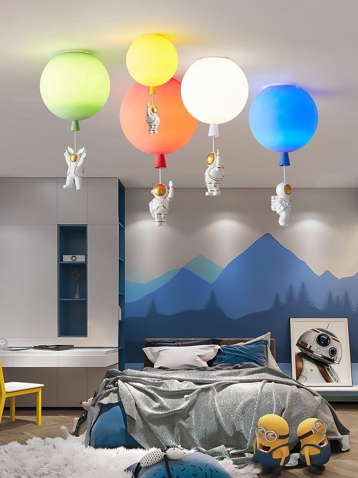 Vori Lampe Plafonnier Acrylique Ballon Astronaute-Cielum