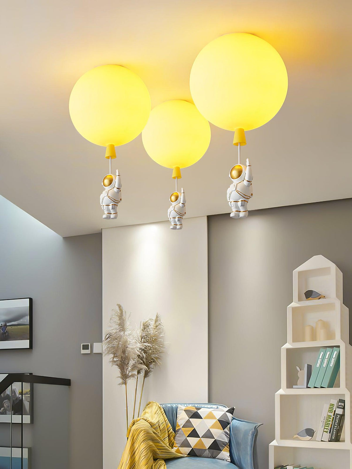 Vori Lampe Plafonnier Acrylique Ballon Astronaute-Cielum