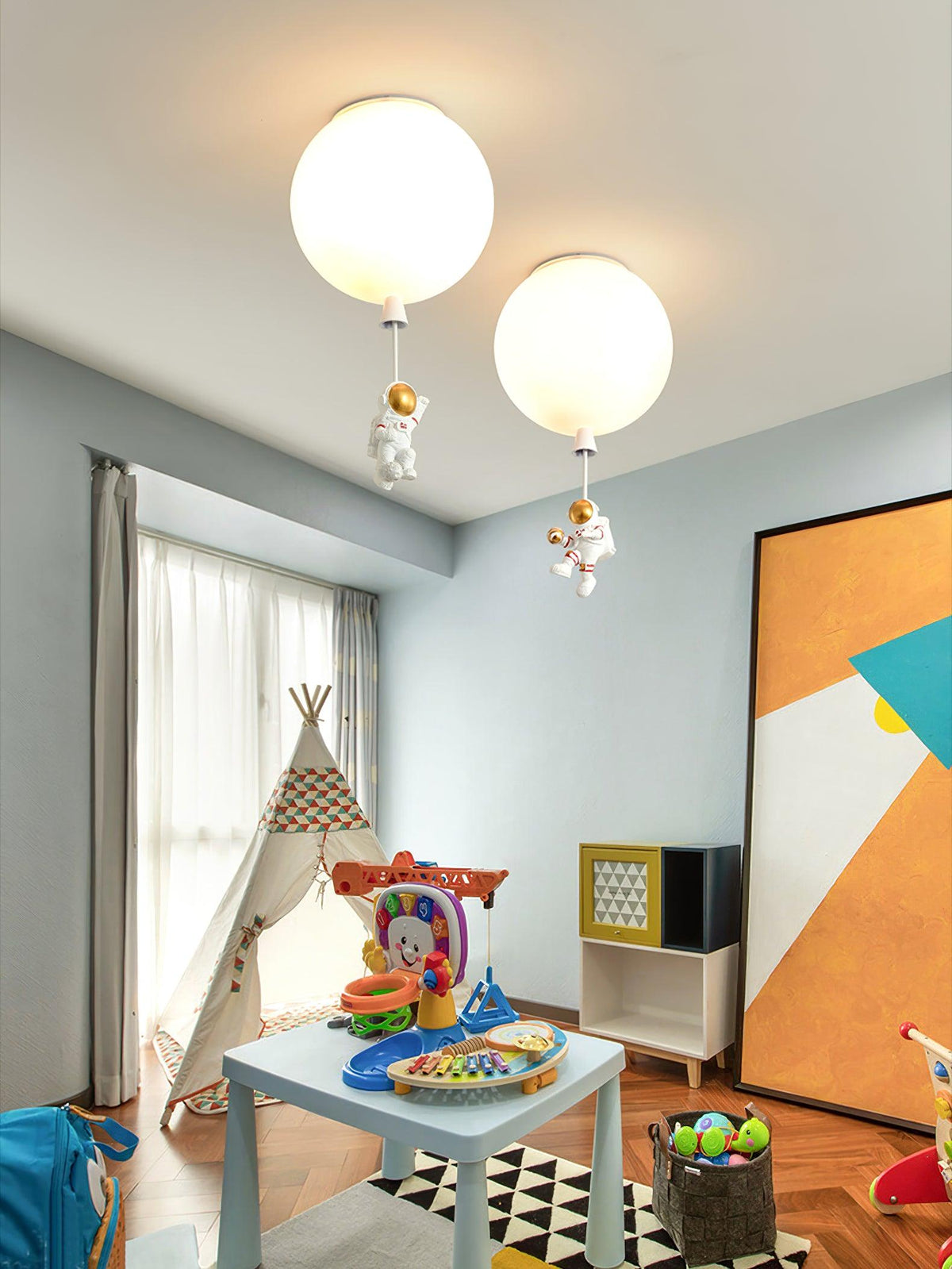 Vori Lampe Plafonnier Acrylique Ballon Astronaute-Cielum
