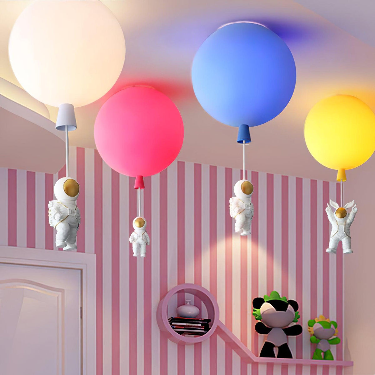 Vori Lampe Plafonnier Acrylique Ballon Astronaute-Cielum