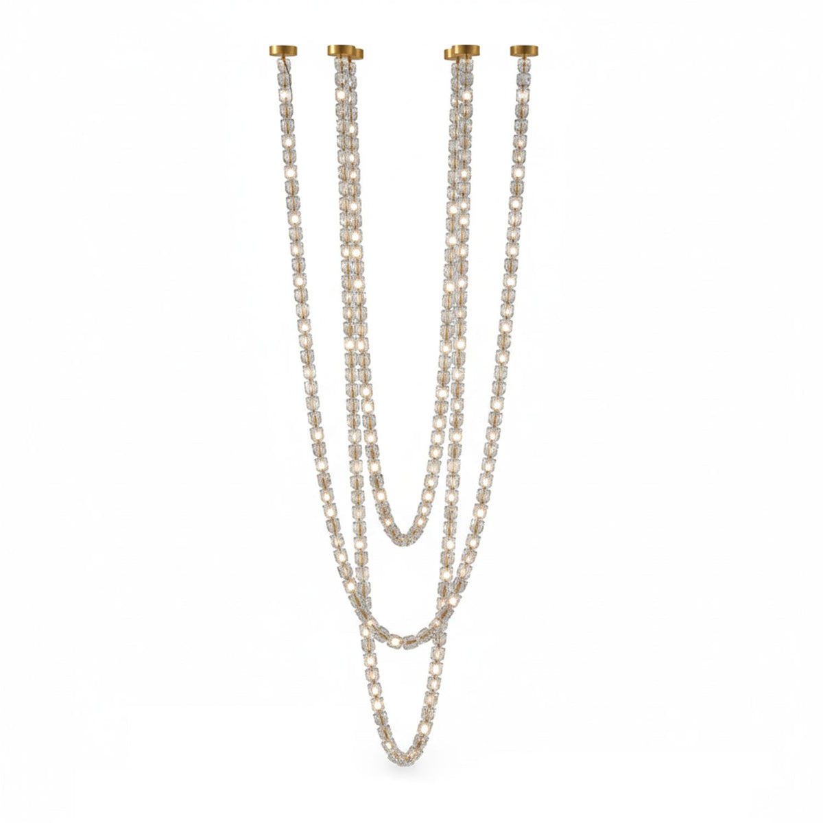 Gabriel Gold Chandelier-Neutral Decor