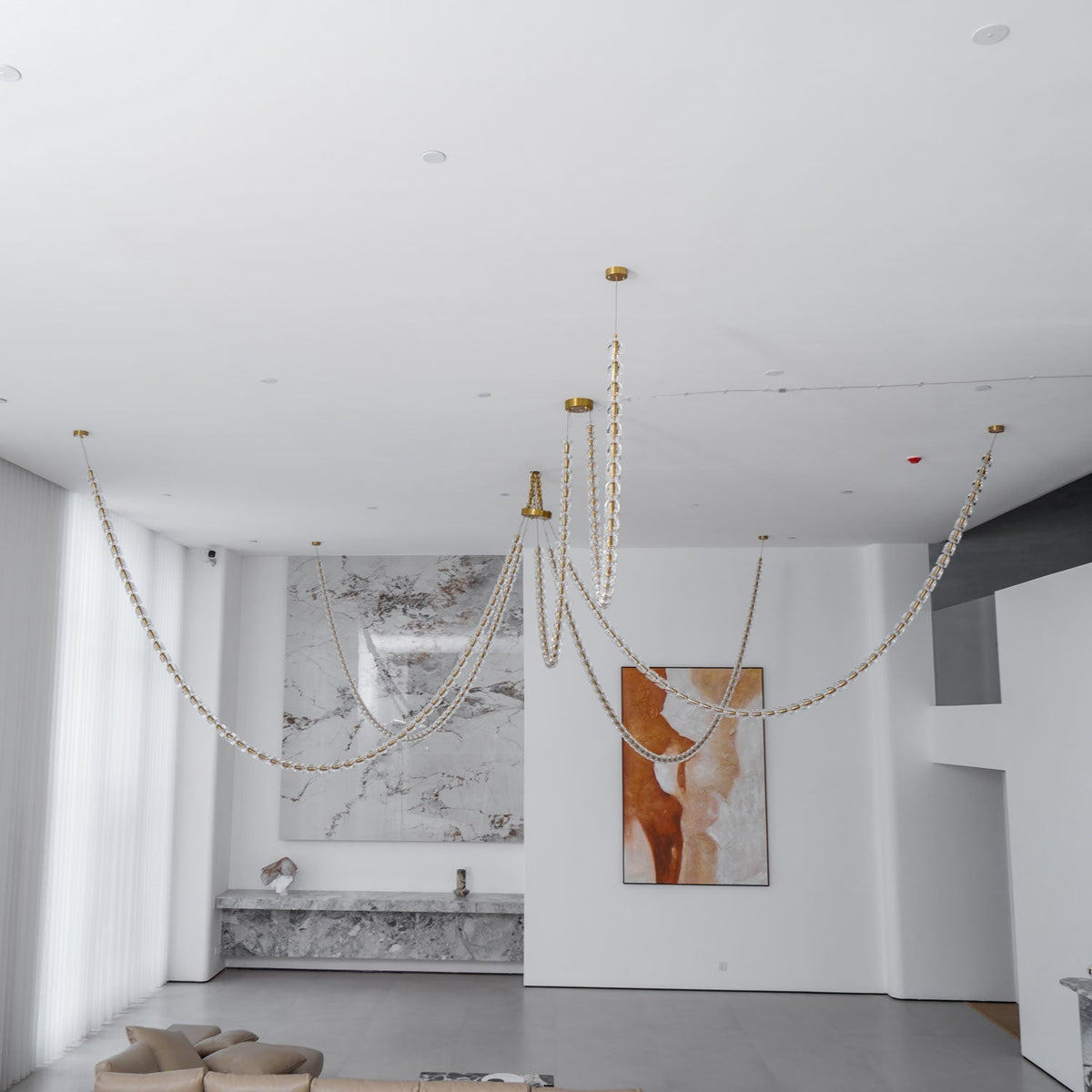 Gabriel Gold Chandelier-Neutral Decor