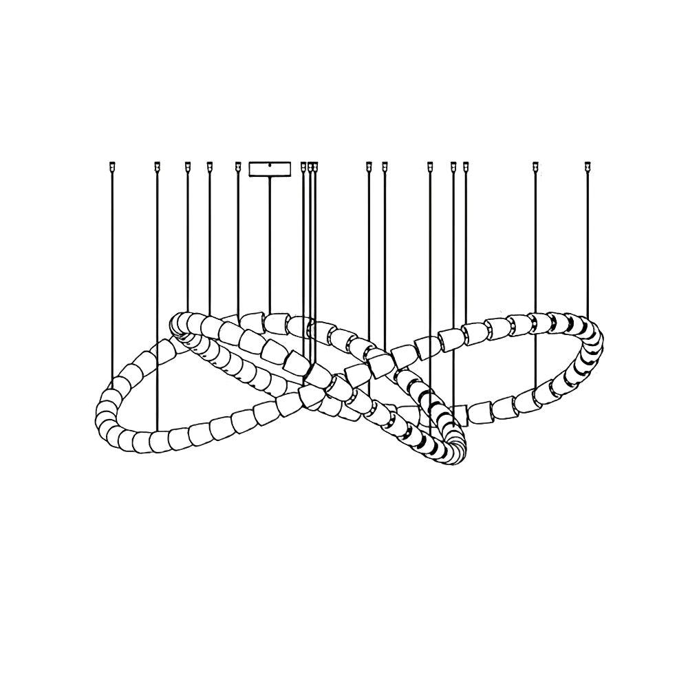 Gabriel Gold Chandelier-Neutral Decor