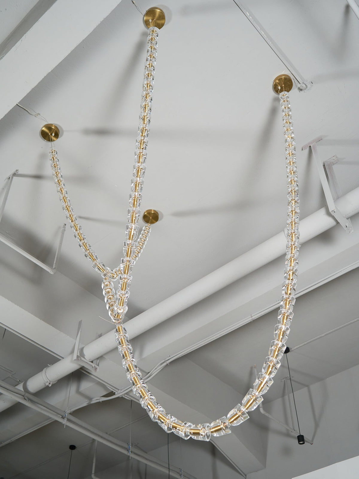 Gabriel Gold Chandelier-Neutral Decor