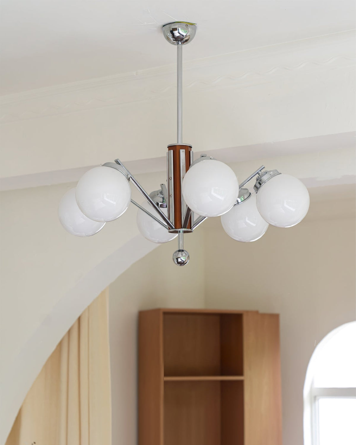 Orina Chandelier Mid-century-Neutral Decor