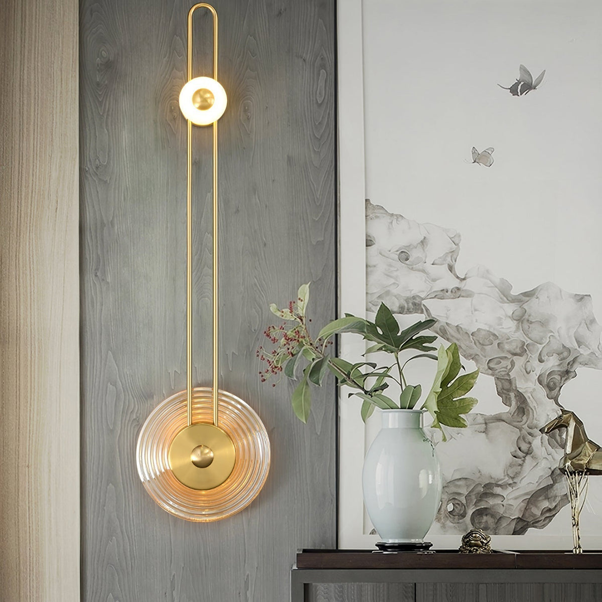 Gaia Wall Lamp Sculptural Geometry Alabaster-Neutral Decor