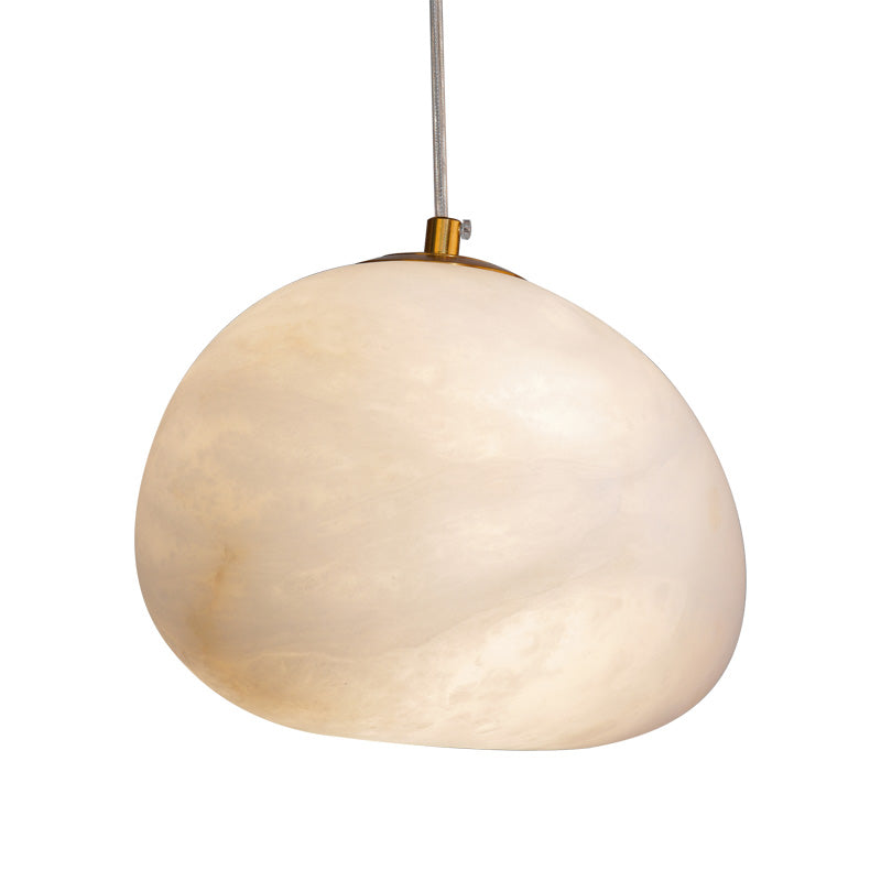 Ralen Pendant Lamp Alabaster Brass Sophistication-Neutral Decor