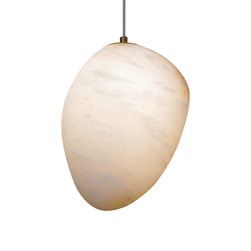 Ralen Pendant Lamp Alabaster Brass Sophistication-Neutral Decor