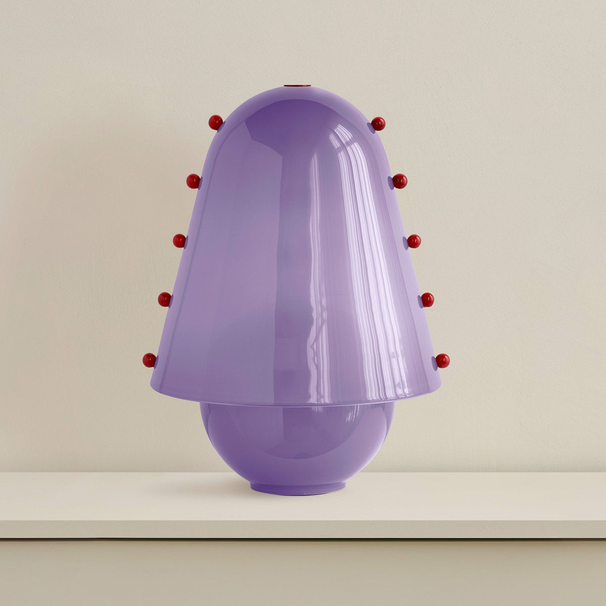 Enzo Lampe de Table Contemporaine en Verre