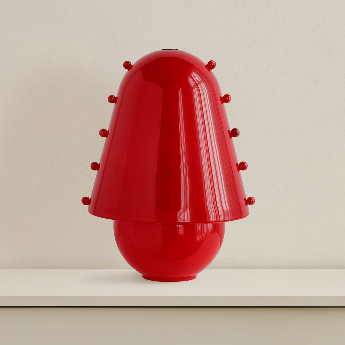 Enzo Lampe de Table Contemporaine en Verre