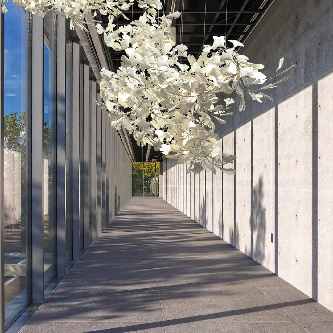 Elysia Floral Canopy Chandelier-Neutral Decor