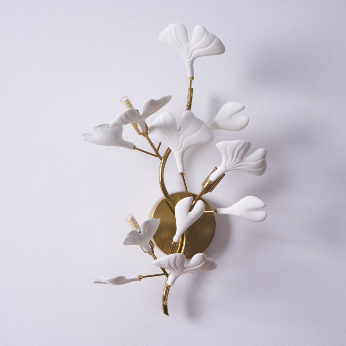 Teven Applique Murale Postmoderne Luxe Gingko Céramique-Cielum
