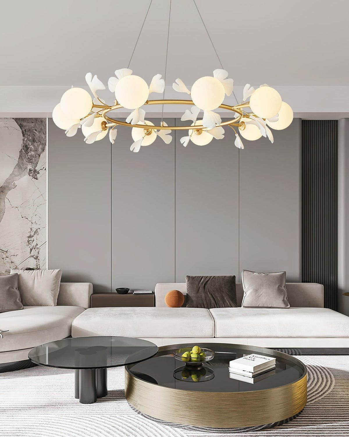 Fidova 8-Light Globe Chandelier-Neutral Decor