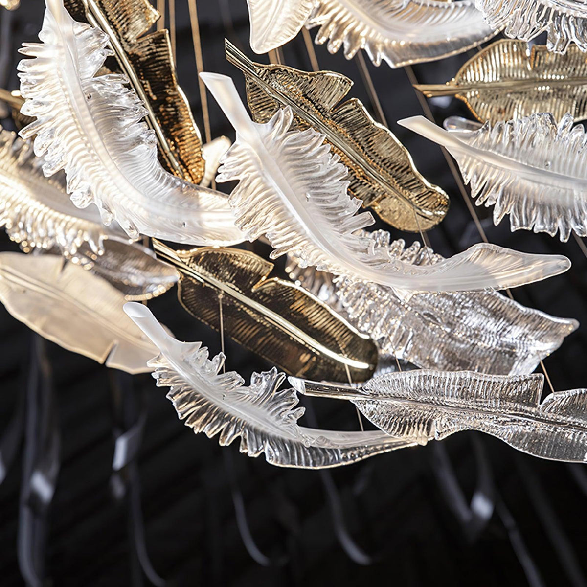Aetherial Lustre Feuille en Verre