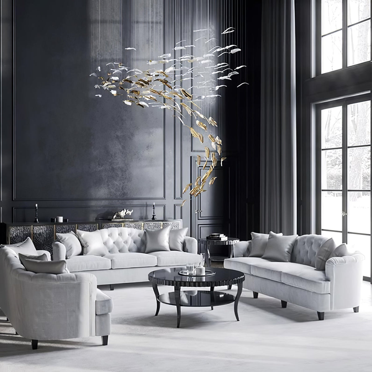 Aetherial Lustre Feuille en Verre